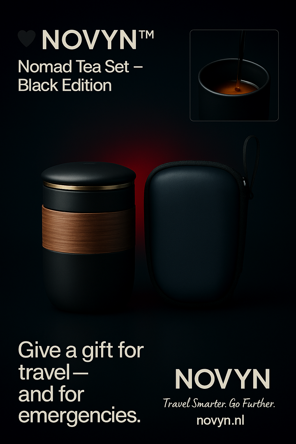 NOVYN™ Nomad Tea Set – Black Edition™