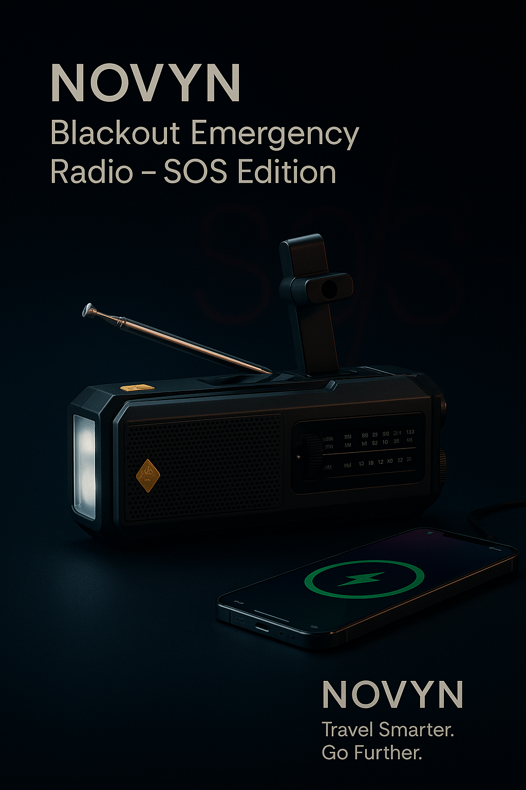 NOVYN™ Emergency Radio — Blackout Edition