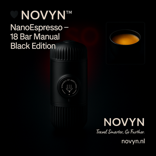 NOVYN™ NanoEspresso – 18 Bar Manual Black Edition