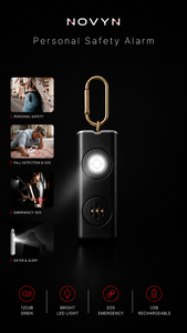 NOVYN™ Safety Bundle — Hotel Lock + Personal Alarm