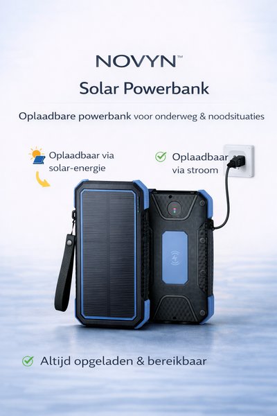 NOVYN™ Fast Charging Solar Power Bank