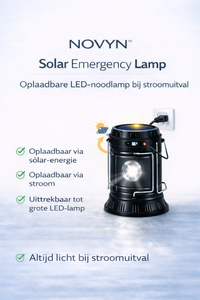 NOVYN™ Blackout Essentials Kit – Solar Lamp & Emergency Radio