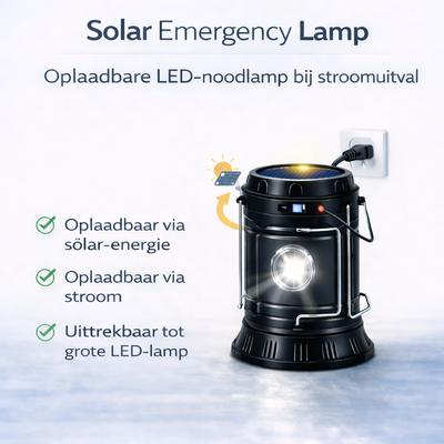 NOVYN™ Emergency Solar Lamp - Blackout Edition