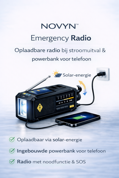 NOVYN™ Emergency Radio - Blackout Edition