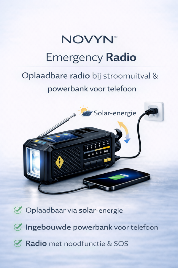 NOVYN™ Emergency Radio - Blackout Edition